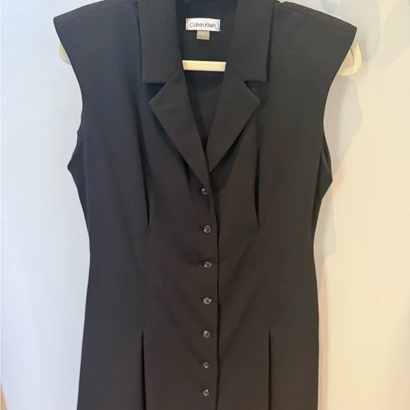 Calvin Klein | Dresses | Calvin Klein Black Buttonfront Dress | Poshmark Calvin Klein | Dresses | Calvin Klein Black Buttonfront Dress | Poshmark